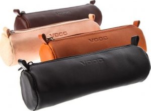 Piórnik VOOC Duży okrągły piórnik Vintage P35 COGNAC 2