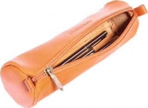 Piórnik VOOC Duży okrągły piórnik Vintage P35 COGNAC 7