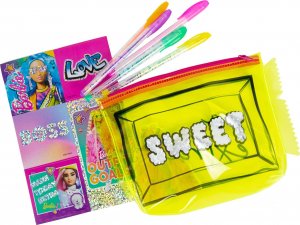 RMS Zestaw Barbie Extra piórnik z przyborami + naklejki 2