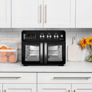 Mini piekarnik TurboTronic Piekarnik frytownica Dehydrator Suszarka Spożywcza 32L TurboTronic 1700W Czarny 13