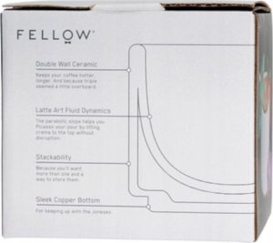 Fellow Fellow Monty Cappuccino - Kubek biały 190 ml 5