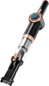 Odkurzacz ręczny TurboTronic Odkurzacz ręczny TurboTronic bezprzewodowy bezworkowy samochodowy mocny Złoty 5