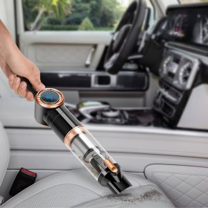 Odkurzacz ręczny TurboTronic Odkurzacz ręczny TurboTronic bezprzewodowy bezworkowy samochodowy mocny Złoty 6