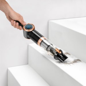 Odkurzacz ręczny TurboTronic Odkurzacz ręczny TurboTronic bezprzewodowy bezworkowy samochodowy mocny Złoty 7