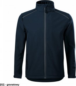 MALFINI Valley 536 - ADLER - Softshell kurtka męska, 300 g/m, 6% elastan, 94% poliester - granatowy 2XL 1
