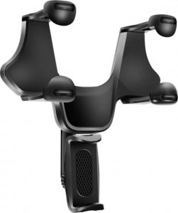 Alogy Uchwyt samochodowy do telefonu Alogy na lusterko wsteczne Czarny 2