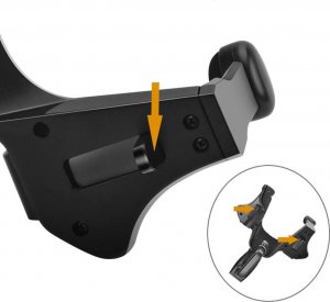 Alogy Uchwyt samochodowy do telefonu Alogy na lusterko wsteczne Czarny 3