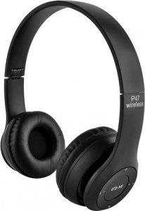 Słuchawki Ikonka Słuchawki bezprzewodowe S5069 - czarne 8