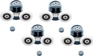 Ikonka Kółka do kabiny prysznicowej 8 szt. KK9646 5