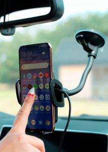 Blashorn Indukcyjna Ładowarka Samochodowa Giętka Kabel 10W 2