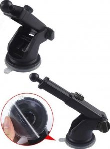 4kom.pl Uchwyt samochodowy uniwersalny grawitacyjny 3w1 Holder na telefon na deskę kratkę szybę Czarny 2