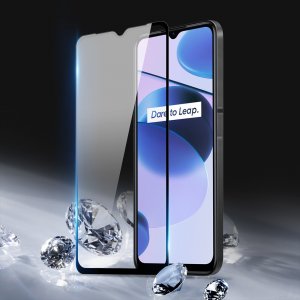 Dux Ducis Dux Ducis 9D Tempered Glass wytrzymałe szkło hartowane 9H na cały ekran z ramką Realme C35 czarny (case friendly) 4