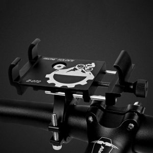 4kom.pl Uchwyt rowerowy Extreme Bike Alu na kierownicę do telefonu na rower motor hulajnogę czarny 11