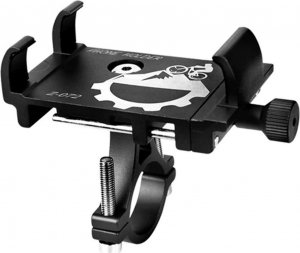 4kom.pl Uchwyt rowerowy Extreme Bike Alu na kierownicę do telefonu na rower motor hulajnogę czarny 4