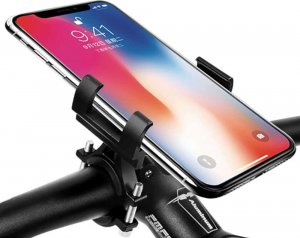 4kom.pl Uchwyt rowerowy Extreme Bike Alu na kierownicę do telefonu na rower motor hulajnogę czarny 5