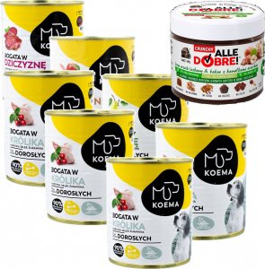 Koema Karma Mokra Dla Psa 90% Mix7Szt Krem Orzech do smarowania 2