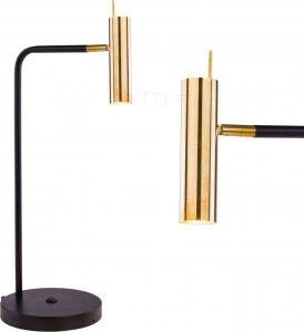 Lampka biurkowa Amplex złota 1