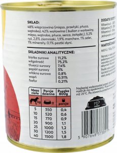 Koema Karma Mokra Psa 90%Mięsa Mix5Szt Krem Orzechowy do smarowania 11