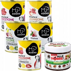 Koema Karma Mokra Psa 90%Mięsa Mix5Szt Krem Orzechowy do smarowania 2