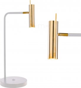 Lampka biurkowa Amplex złota 1