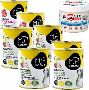 Koema Karma Psa Mokra 90% Mix7Szt Krem Kokos do smarowania 2