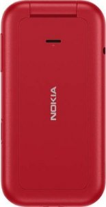 Telefon komórkowy Nokia Zestaw Nokia 2660 Flip 4G Dual Sim Czerwony + Ładowarka biurkowa 3