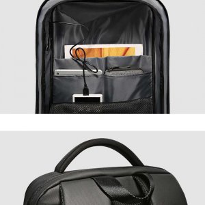 Alogy Plecak na laptopa Alogy z portem USB antykradzieżowy sportowy Czarny uniwersalny 11