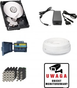 Keeyo 5MPx Zestaw do monitoringu Keeyo H265+ IR 40m 8x Kamera 4