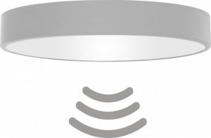 Lampa sufitowa TEAM Natynkowa lampa okrągła 137623621993 do gabinetu szara 2
