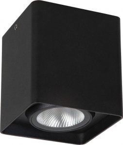 Lucide Sufitowa lampa zewnętrzna Leeds czarna LED 9W downlight 1