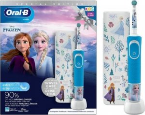 Szczoteczka Oral-B Szczoteczka rotacyjna Vitality Kids D100 Frozen II + Case Niebieska 2
