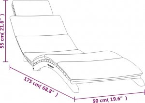 vidaXL Leżaki z poduszkami, 2 szt., lite drewno tekowe 11