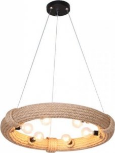 Lampa wisząca DKD Home Decor Lampa Sufitowa DKD Home Decor Brązowy Sznurek (51 x 51 x 10 cm) (47 X 47 X 10 CM) 1