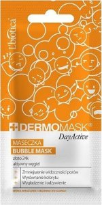 LBIOTICA / BIOVAX L`BIOTICA Dermomask Day Active Maseczka bąbelkowa na twarz - złoto 24k & aktywny węgiel 10ml 2
