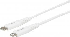 Kabel USB eStuff Lightning - USB-C 1 m Biały (USB-C Lightning Cable MFI 0,5m) 1