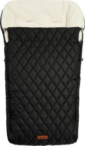 Sensillo ŚPIWOREK PIKOWANY POLAR BLACK DO WÓZKA 2