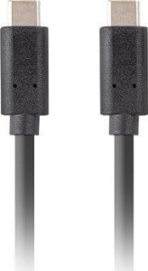 Kabel USB Lanberg USB-C - USB-C 1.8 m Czarny (CA-CMCM-32CU-0018-BK) 1
