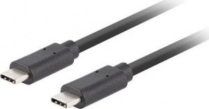Kabel USB Lanberg USB-C - USB-C 1 m Czarny (CA-CMCM-32CU-0010-BK) 2