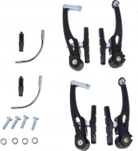 Xingtai City Szczęki hamulca V-brake aluminiowe czarne. kpl. na rower YX-C230 Uniwersalny 2