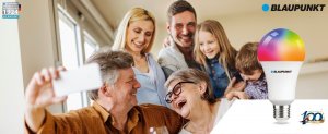 Blaupunkt Żarówka LED E27 9W Smart WIFI 3000K-6500K Multicolor 11