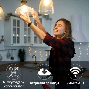 Blaupunkt Żarówka LED E27 9W Smart WIFI 3000K-6500K Multicolor 3
