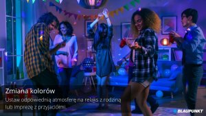 Blaupunkt Żarówka LED E27 9W Smart WIFI 3000K-6500K Multicolor 7