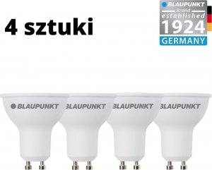 Blaupunkt Zestaw 4 sztuk - Blaupunkt Żarówki LED GU10 5W NW 1