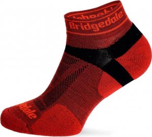 Bridgedale Skarpety do biegania Bridgedale Ultra Lt T2 Merino Sport Low - red 48+ 3