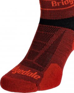 Bridgedale Skarpety do biegania Bridgedale Ultra Lt T2 Merino Sport Low - red 48+ 7