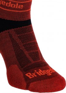 Bridgedale Skarpety do biegania Bridgedale Ultra Lt T2 Merino Sport Low - red 44 - 47 6