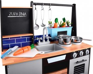 Jokomisiada Loft Kuchnia drewniana dla dzieci lodówka ZA4129 3