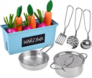 Jokomisiada Loft Kuchnia drewniana dla dzieci lodówka ZA4129 4