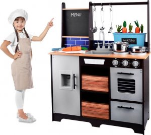 Jokomisiada Loft Kuchnia drewniana dla dzieci lodówka ZA4129 6