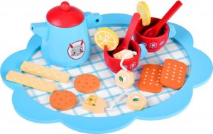 Jokomisiada Uroczy drewniany Zestaw herbaciany ciastka ZA4132 2